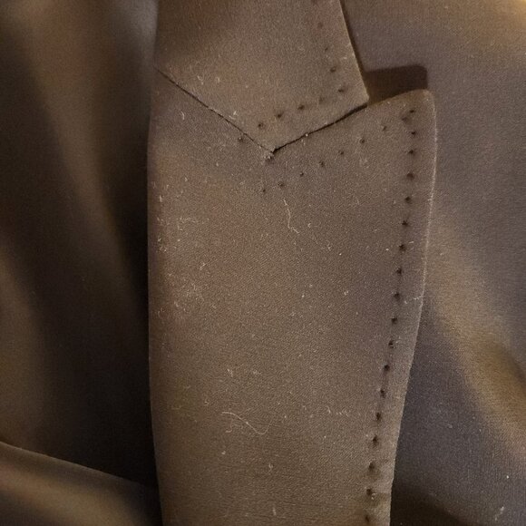 Navy Blue Talbots Boyfriend Two Button Blazer Women's Size 14L Great Condition - Picture 15 of 15